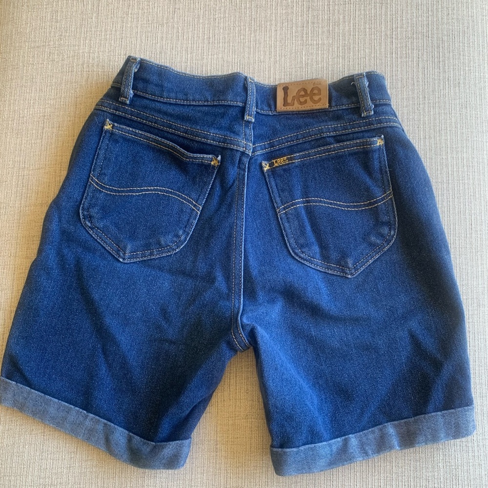 70s Vintage Lee Denim Shorts Size 24